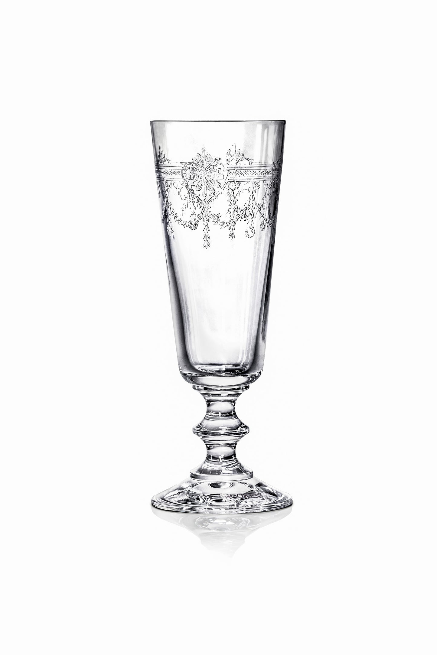 Grace Victorian Rustic Champagne Flutes - Set of 6