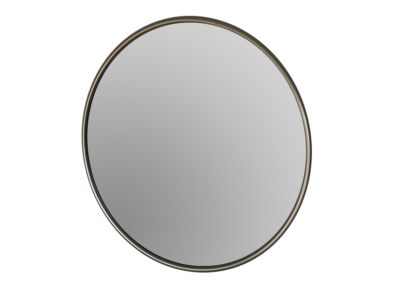 Silver Round Wall Mirror