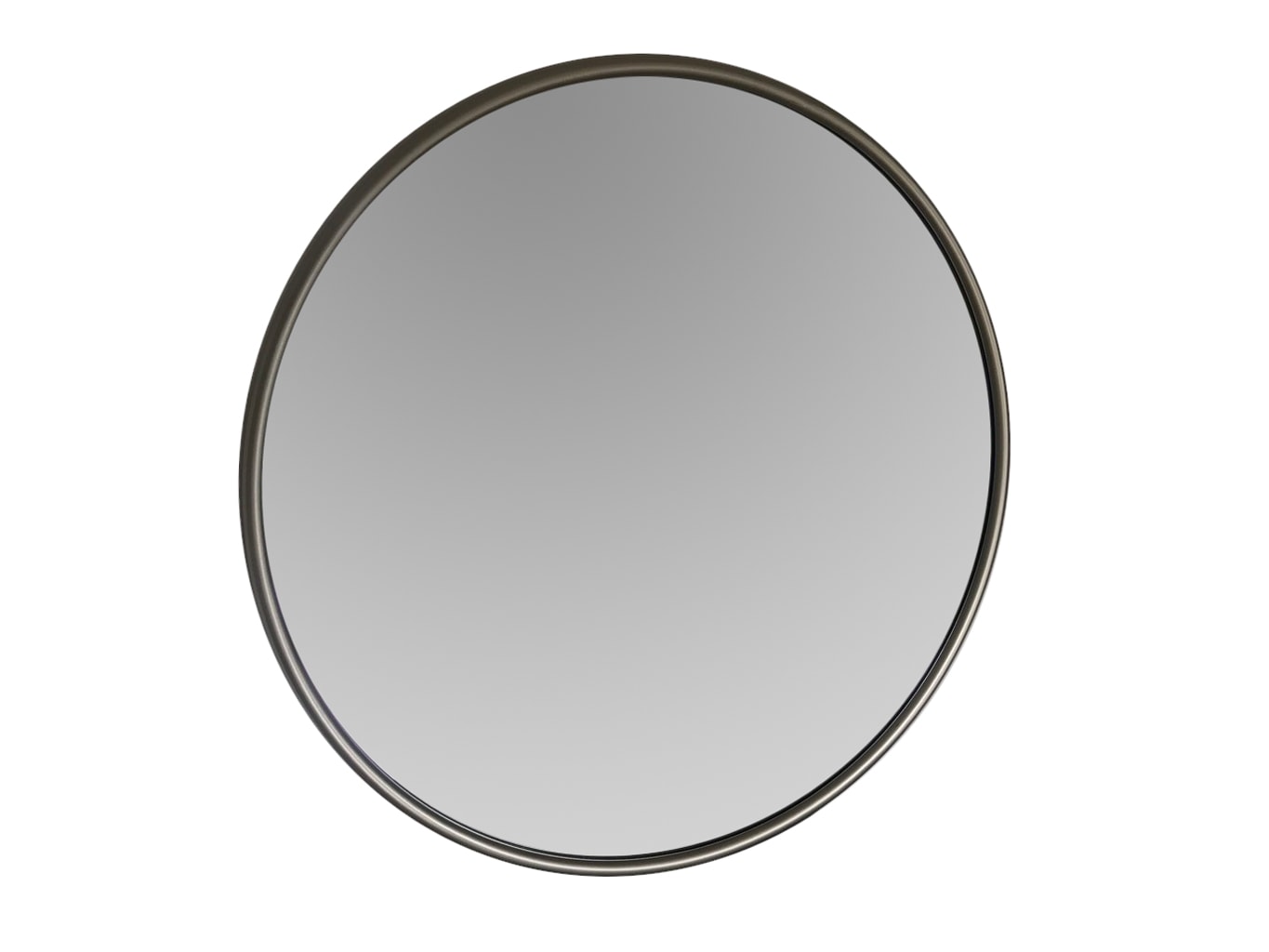 Round Silver Mirror Wall mounted