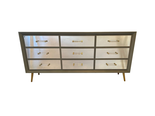 Carnaby Mirrored Chest of Drawers » Grey