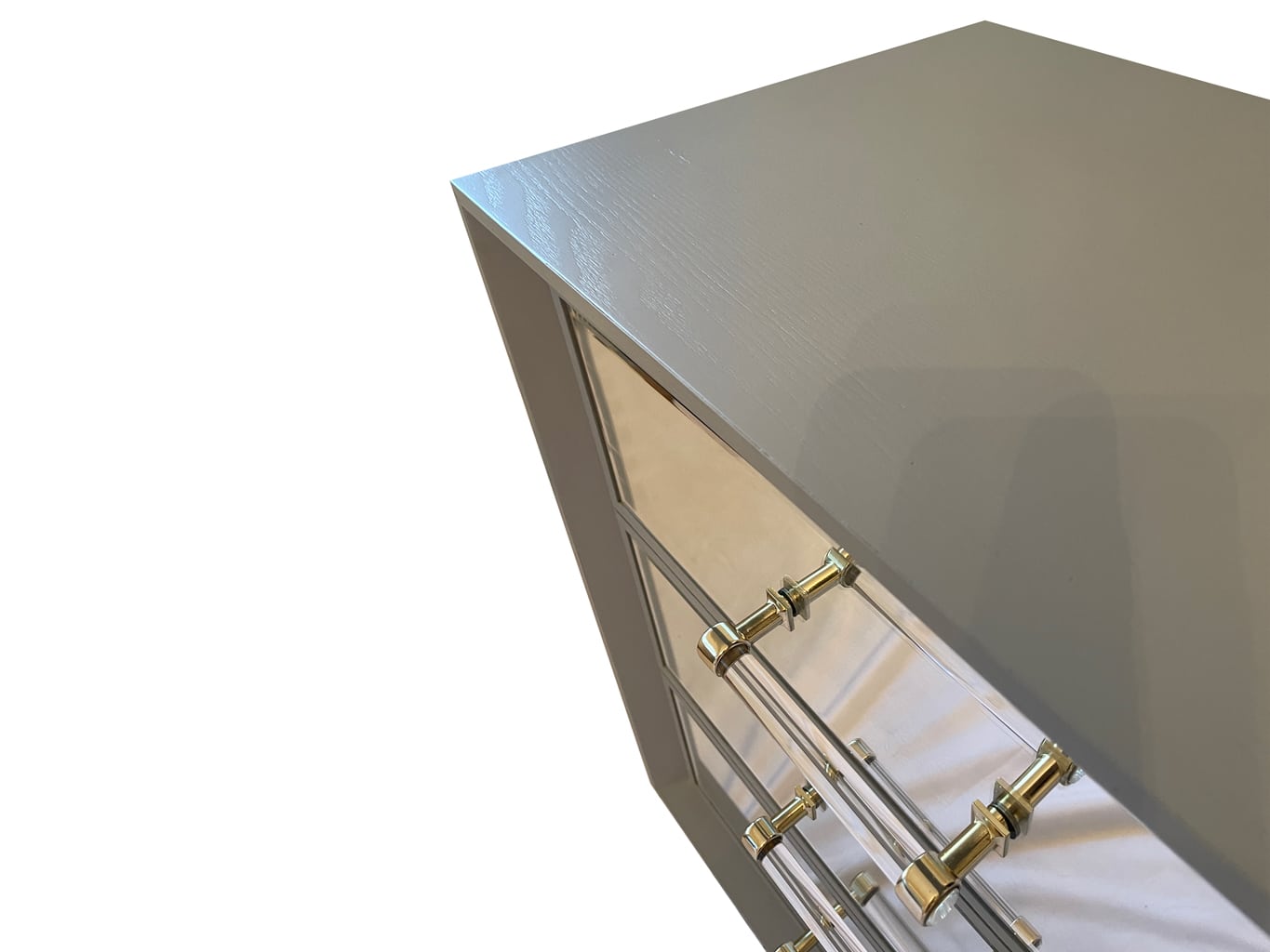 Carnaby Mirrored Chest of Drawers » Grey