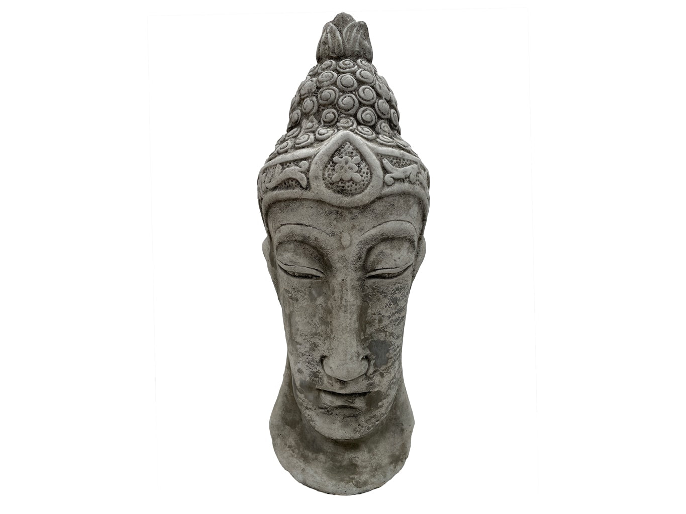 Buddha Head Statue - Natural Stone