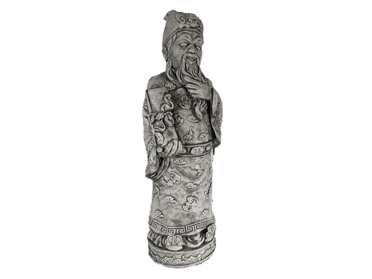 Laughing Confucius Statue - Natural Stone