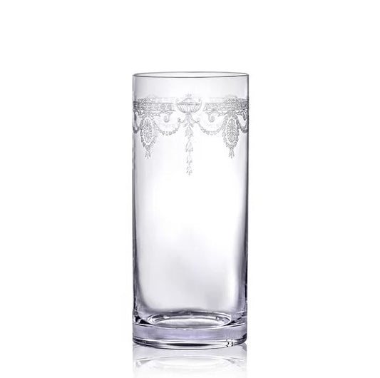 Set of 6 Catherine Tumblers, drinking glasses, clear