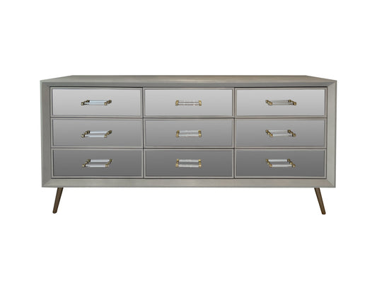 Carnaby Mirrored Chest of Drawers » White
