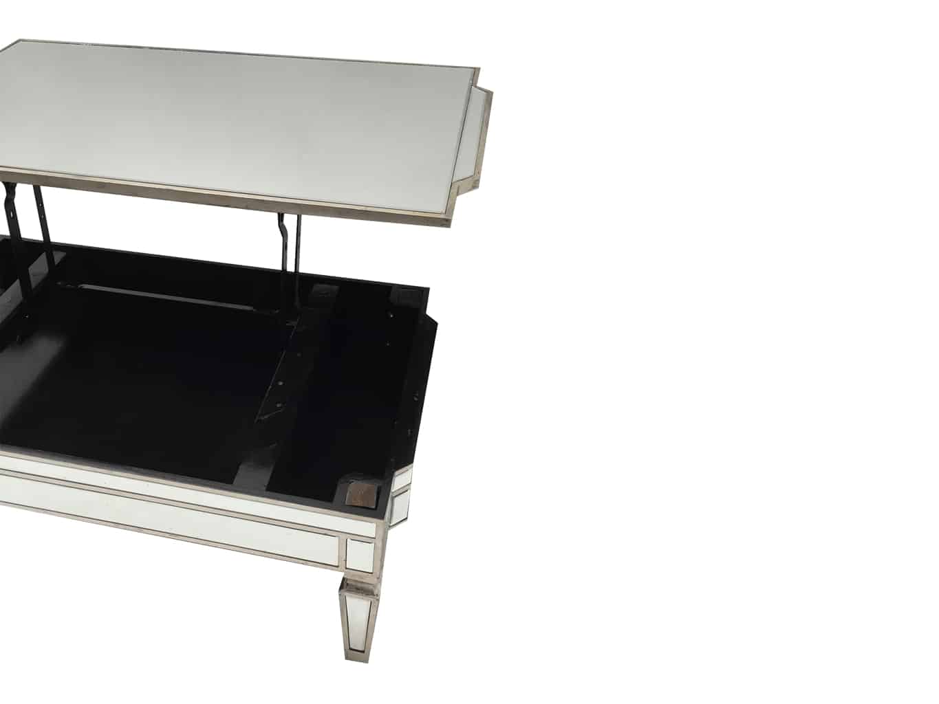 Lift top Mirrored coffee table