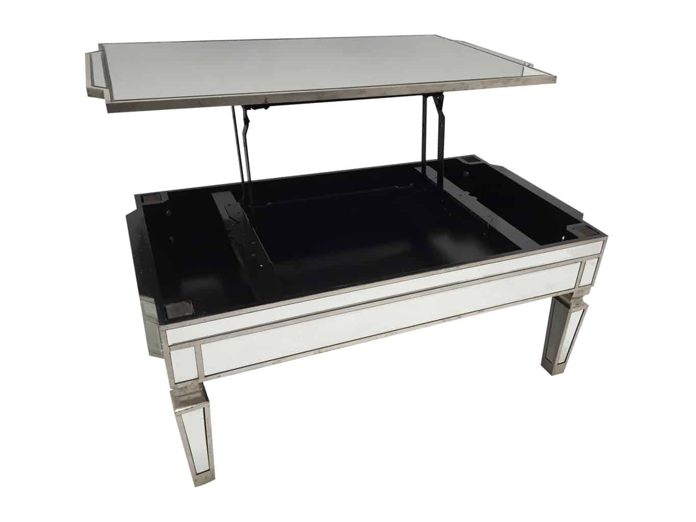 Mirrored coffee table