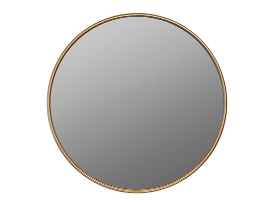Round Metal Frame Wall Mirror » Gold