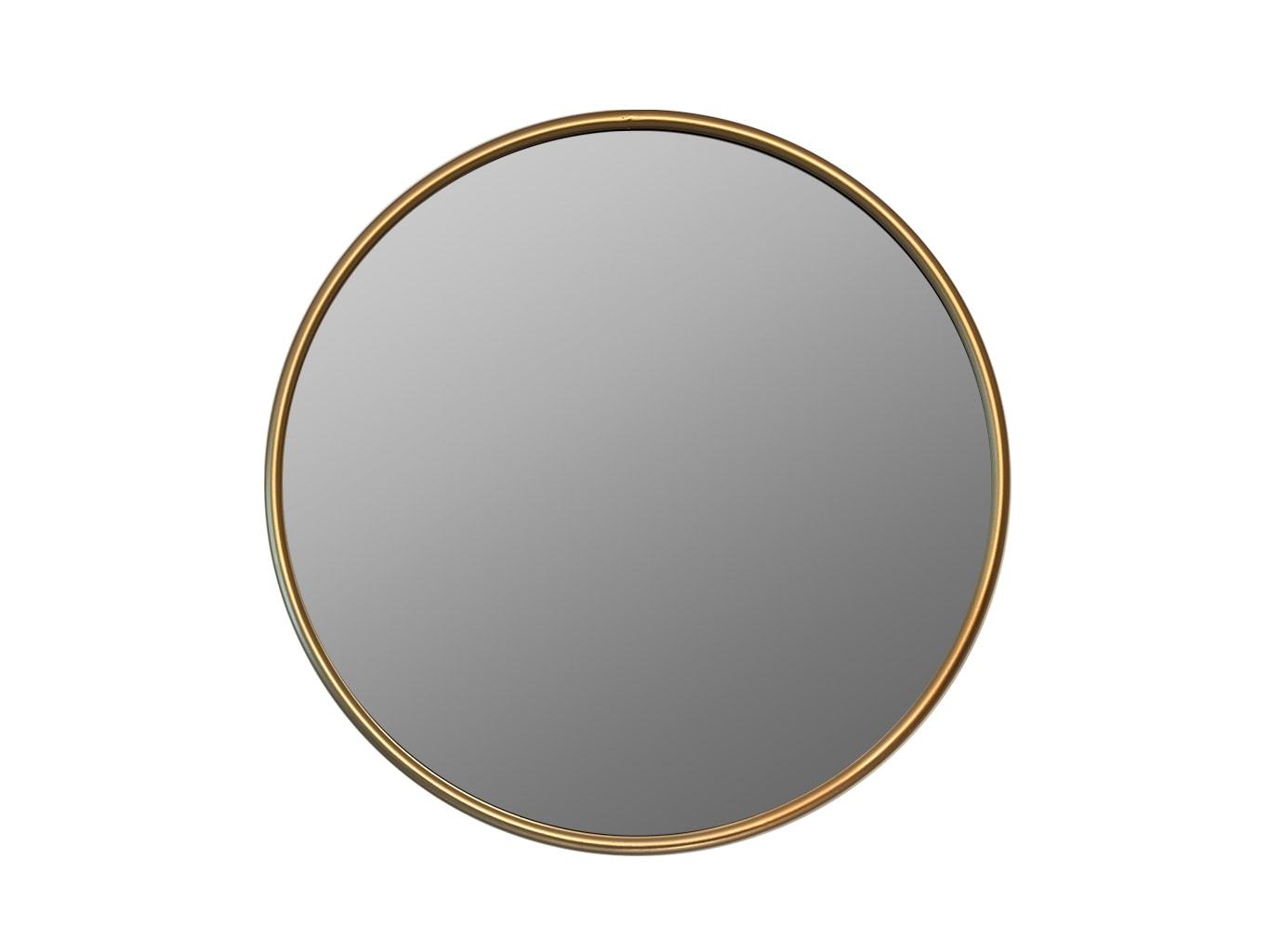 Round Gold Wall Mirror » 77cm diameter