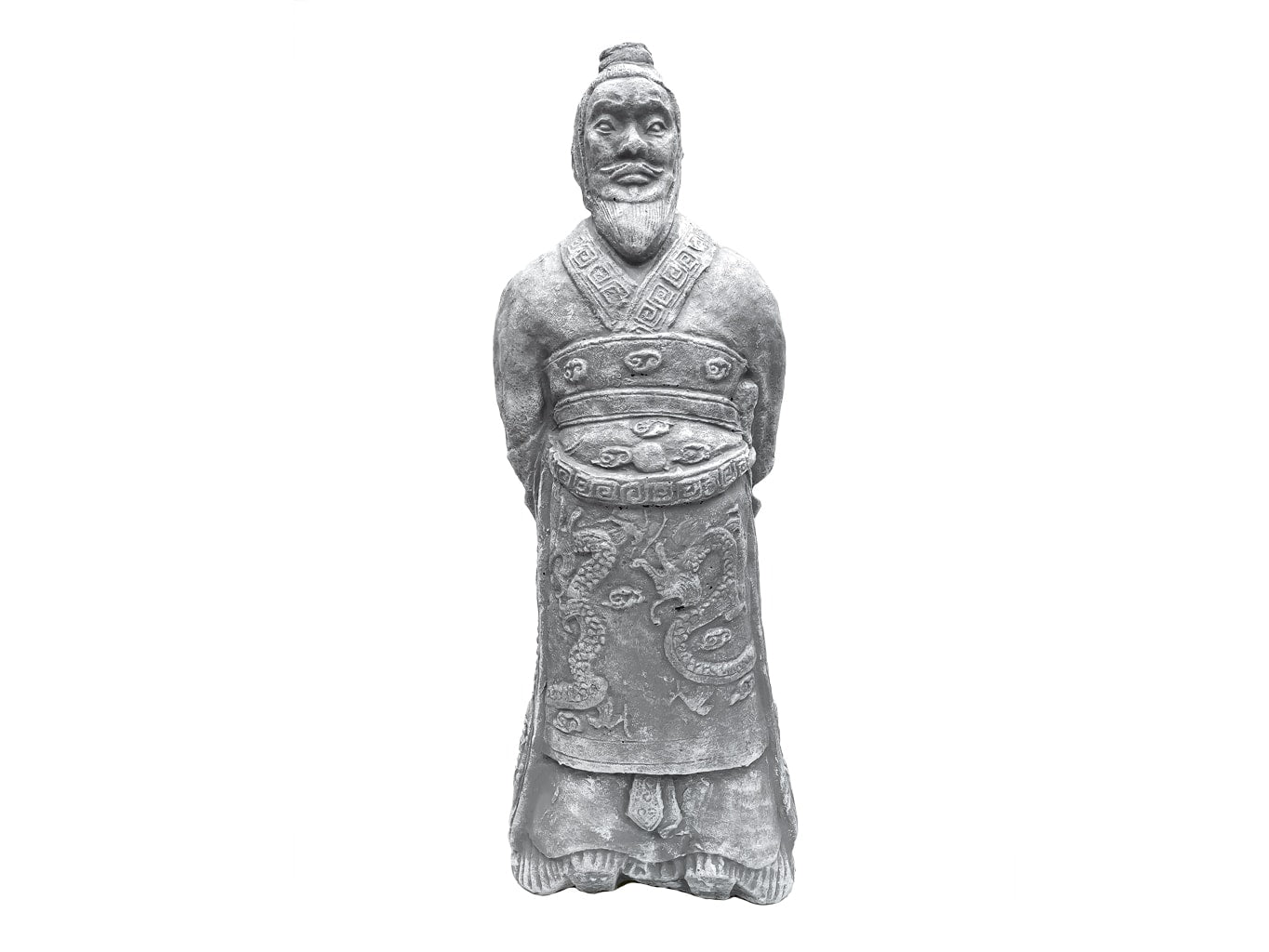 Emperor Statue - White Stone