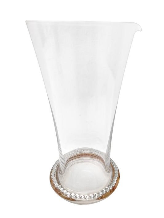 Jug with dimantes glass & diamante clear and gold